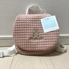 bebe reduction キルトクマ刺しゅうリュック