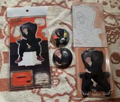 呪術廻戦　虎杖悠仁　PLAZA アクリルスタンド　缶バッジ　特典　ポストカード