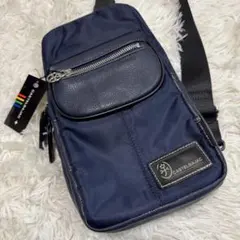 【新品未使用品】　CASTELBAJAC ボディバッグ　ナイロン　レザー