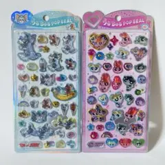 【正規品】 うるちゅるポップシール パワーパフガールズ トムとジェリー