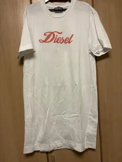 Diesel オレンジロゴ Tシャツワンピース