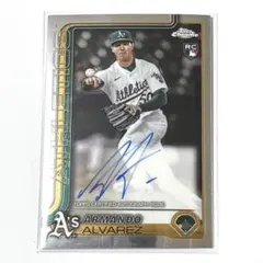2025 TOPPS chrome ARMAND ALVAREZ auto RC