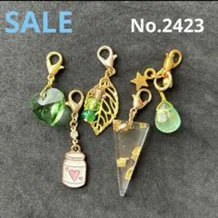 No.2423 マスクチャーム　５点セット　ハンドメイド