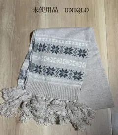 미사용 UNIQLO 노르딕 패턴 머플러 스톨