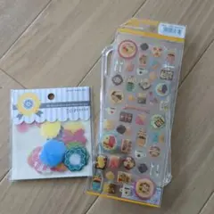 手作りスマホケースに　フィルムシールとぷくぷくシール　白枠のみ