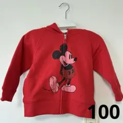 ディズニーリゾート　耳付きミッキーパーカー
