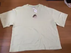 新品♪Peko/ぺこちゃん刺繍 Tシャツ Lサイズ ライトグリーン