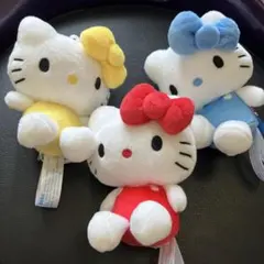 ハローキティ　カラフルマスコット3種セット