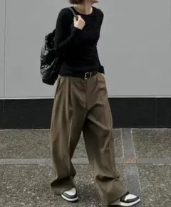 オクスン ok.soon low rise cargo pants - メルカリ