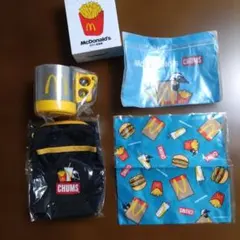 CHUMS ステンレス二層マグ　ミニショルダー　ジッパーポーチ　加湿器　クロス