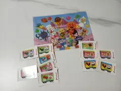 アンパンマン クリアファイル おもちゃの国とみんなのたからもの 新品 シール付き