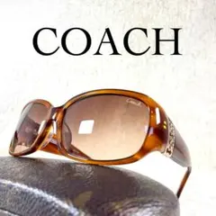 極美品　COACH　GERRY　サングラス　ブラウンレンズ　べっ甲柄フレームのサムネイル