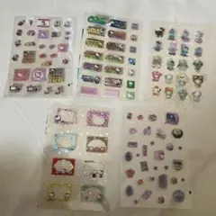 ハローキティ ホログラムシール 5シートセット