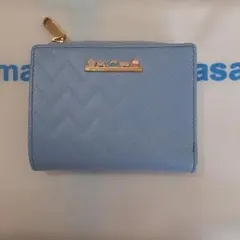 Samantha Thavasa ハローキティ水色 二つ折り財布