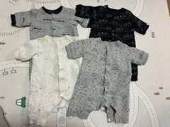 UNIQLO キルティング素材のロンパース 4点セット