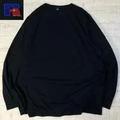 ラッセルアスレティック 長袖 Tシャツ ロンT ブラック　 2XLのサムネイル