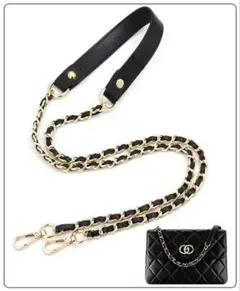 VEAGIA ショルダーストラップバッグ 黒 チェーン