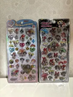 【まとめ割引あり】パワパフ　うるちゅる　プチドロップステッカー