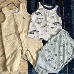 babygapロンパース 、OLDNABYロンパースとTシャツ　3セット