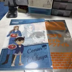 名探偵コナン 牛角 千速×コナンオリジナルクリアファイル