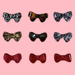 【1つ150円】ハンドメイド　デコパーツ　リボン　貼り付け　チャーム　アクセ