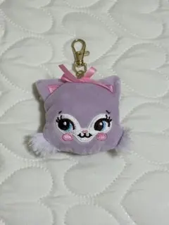 SWIMMER マスコット キーホルダー ねこ むらさき しまむら スイマー