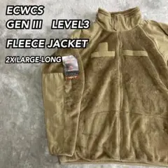 【美品】ECWCS GEN3 フリースジャケット コヨーテ 2XL-Long