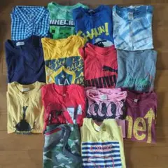 男の子 まとめ売り 130 Tシャツ 14枚セット カジュアル