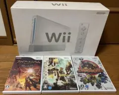 Wii本体＋ソフト3本セット