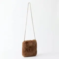 フェイクファー ふわふわもふもふ サコッシュ ショルダーバッグ
