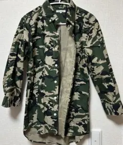 BROWNY 迷彩シャツ七分袖
