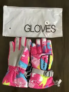 【未使用】NANDN CoyKid Sサイズ グローブ 極寒用 ピンク・青・黄色
