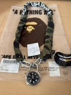 A BATHING APE 1ST CAMO CHAIN LOCK 鍵　グリーンのサムネイル