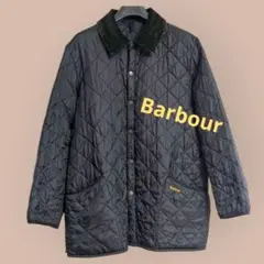 【Ｌ】Barbour バブアー/ブラック キルティングジャケット