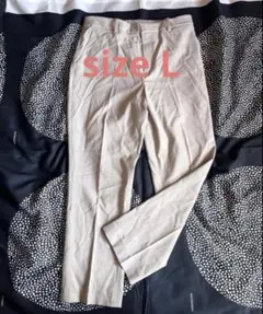 UNIQLOアンクルパンツ（ベージュチェック）