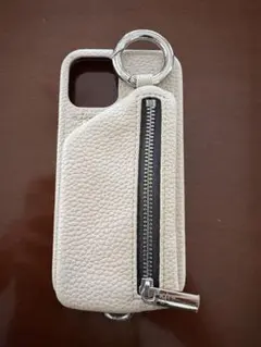 ajew ベージュレザー iPhoneケース12.12pro