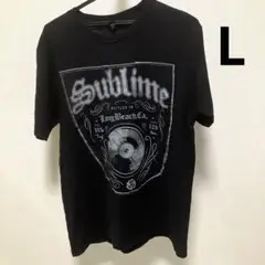 L 中古 サブライム tシャツ 黒 2011