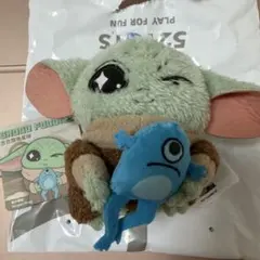 52TOYS スターウォーズ グローグーの食卓 ぬいぐるみストラップ　蛙