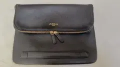 【美品 定價¥11,000】真皮製手拿包 CLEDRAN