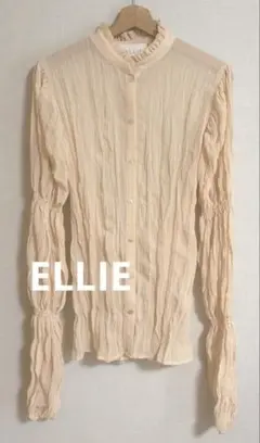 ELLIE エリー　楊柳シフォン　リボンブラウスのサムネイル