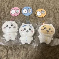 シ*モ様 ナガノのくま ちいかわにかぶられたぷちミニマスコット 3種セット ちい