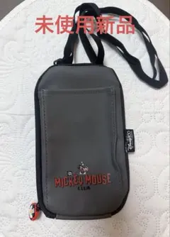 Disney100周年　おでかけスマホショルダー／ミッキーマウス　黒　未使用新品のサムネイル