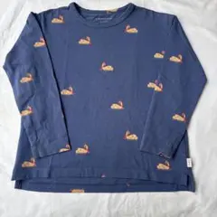 タイニーコットンズ　6Y 白鳥柄Tシャツのサムネイル