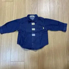 【美品】ベビー　デニムシャツ(90cm)