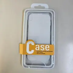 iPhone XS MAX 背面ガラスケース 白 保護 シンプル