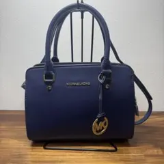 MICHAEL KORS ネイビー2WAYハンドバッグ
