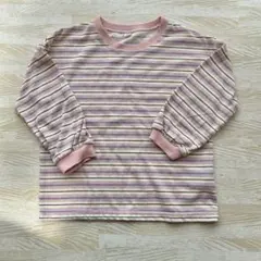 ストライプ 長袖カットソー 100サイズ