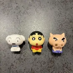 クレヨンしんちゃん ミニフィギュア 3体セット　ガチャガチャ