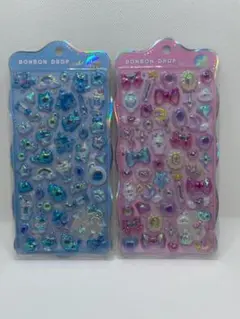 正規品　ボンボンドロップシール そらねこ オーロラ 2点セット