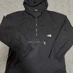 （美品）ノースフェイス　 コンパクトアノラックナイロンジャケット ブラック